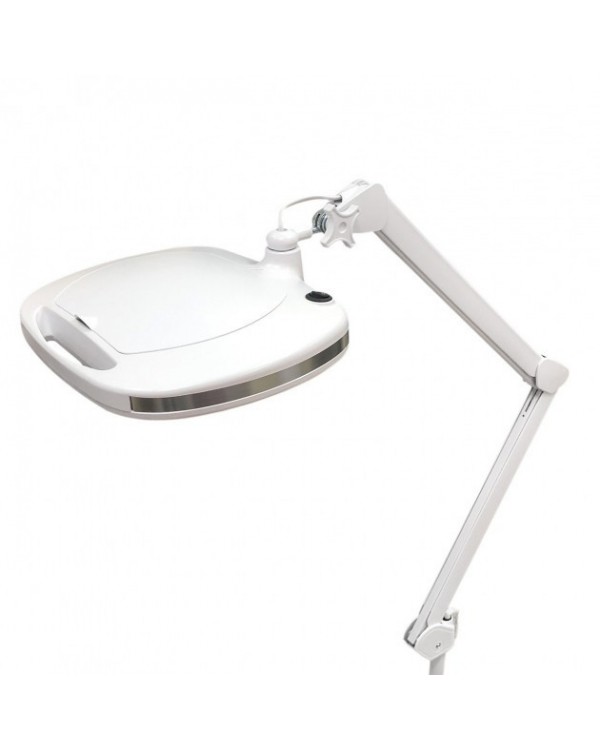 Лампа для косметолога на струбцине с LED подсветкой (холодный свет) 6030 Led (3 диоптрии 12W) для косметологии