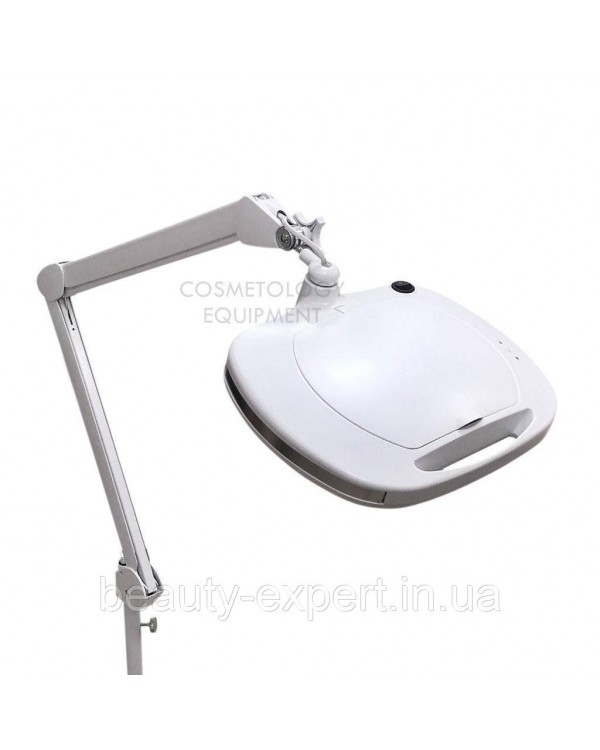 Лампа для косметолога на струбцине с LED подсветкой (холодный свет) 6030 Led (3 диоптрии 12W) для косметологии