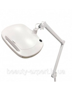 Лампа лупа на струбцині з LED-підсвіткою (холодне світло) 6030 Led (3 діоптрії 12W) для косметології-foto8