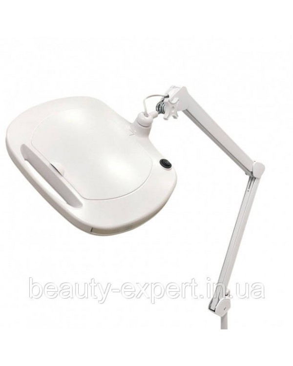 Лампа для косметолога на струбцине с LED подсветкой (холодный свет) 6030 Led (3 диоптрии 12W) для косметологии