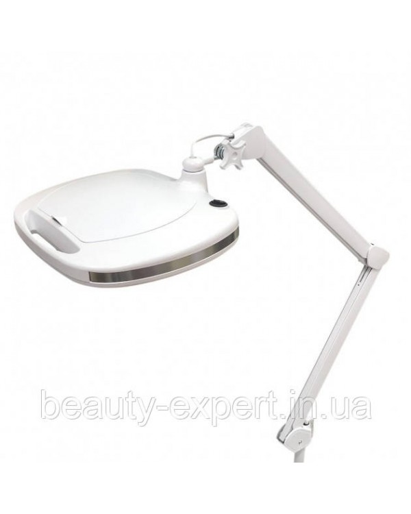 Лампа для косметолога на струбцине с LED подсветкой (холодный свет) 6030 Led (3 диоптрии 12W) для косметологии