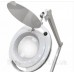 Лампа-лупа для косметолога мод. LS-6017Н LED - 3 ДИОПТРИИ 9W, холодный свет 3D (диоптрии) резиновый ободок