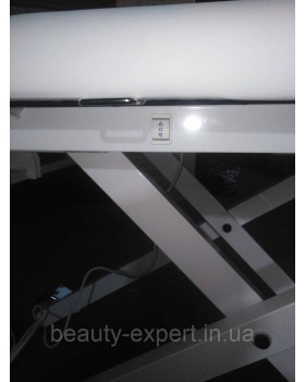Масажний стіл стаціонарний електричний Style 2210A WHITE кушетка для косметолога масажна-foto5