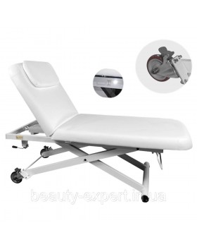 Масажний стіл стаціонарний електричний Style 2210A WHITE кушетка для косметолога масажна