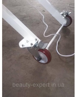 Кушетка для масажу з регулюванням висоти Style 2210A brown Масажний електричний стіл двосекційний-foto2