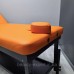 Стаціонарний масажний стіл косметологічна кушетка КР-10+BLACK+Orange _ST Стаціонарний масажний стіл косметологічна кушетка КР-10+BLACK+Orange _ST