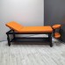 Стаціонарний масажний стіл косметологічна кушетка КР-10+BLACK+Orange _ST Стаціонарний масажний стіл косметологічна кушетка КР-10+BLACK+Orange _ST