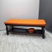 Стаціонарний масажний стіл косметологічна кушетка КР-10+BLACK+Orange _ST Стаціонарний масажний стіл косметологічна кушетка КР-10+BLACK+Orange _ST