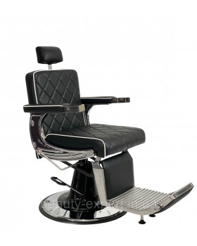 Парикмахерское мужское кресло для стрижки Barber Prime Black VM-09