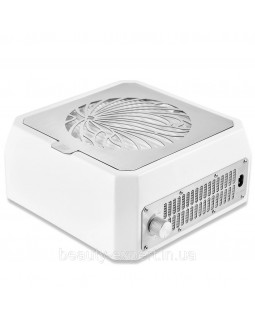 Настільна витяжка для манікюру з HEPA фільтром Microstop Base White для збору пилу під час роботи майстра манікюру Настільна витяжка для манікюру з HEPA фільтром Microstop Base White для збору пилу під час роботи майстра манікюру