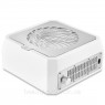 Настільна витяжка для манікюру з HEPA фільтром Microstop Base White для збору пилу під час роботи майстра манікюру