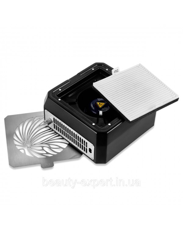 Витяжка манікюрна професійна Microstop Base Black Настільний пилозбірник для манікюру Витяжка манікюрна професійна Microstop Base Black Настільний пилозбірник для манікюру