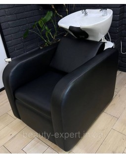 Мойка перукарська Морган перукарські меблі для барбершоп, кераміка Cosmo Італія (біла/чорна) Мойка перукарська Морган перукарські меблі для барбершоп, кераміка Cosmo Італія (біла/чорна)
