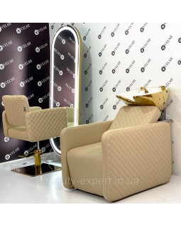 Мийка для перукарського залу салону краси Polo Lux Gold VM2039 в оббивці відтінку Sofitel 21-foto5