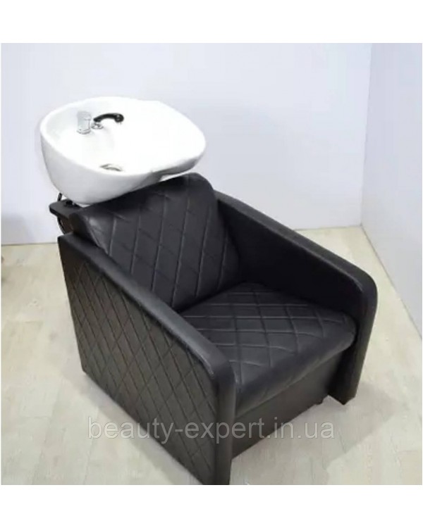 Кресло-мойка парикмахерское Анжелика Black парикмахерская мебель для салона красоты