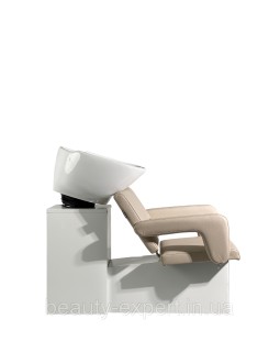 Перукарська мийка для голови Cheap Flamingo з кріслом у шкірозаміннику Palazzo Nude-foto3