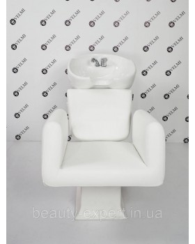 Перукарська мийка Lady Orlando White крісло - мийка для перукарських салонів краси VM2035/1-foto3