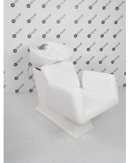Перукарська мийка Lady Orlando White крісло - мийка для перукарських салонів краси VM2035/1 Перукарська мийка Lady Orlando White крісло - мийка для перукарських салонів краси VM2035/1