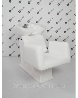 Перукарська мийка Lady Orlando White крісло - мийка для перукарських салонів краси VM2035/1-foto2