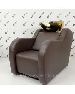 Мийка перукаська з кріслом HOLLY GOLD-2042 меблі перукарські салону краси-foto3
