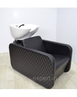 Перукарська мийка Vanessa LUX Black крісло-мийка перукарські меблі для салонів краси Перукарська мийка Vanessa LUX Black крісло-мийка перукарські меблі для салонів краси