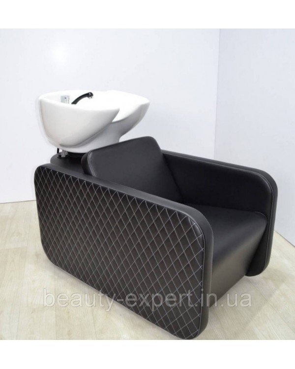 Перукарська мийка Vanessa LUX Black крісло-мийка перукарські меблі для салонів краси Перукарська мийка Vanessa LUX Black крісло-мийка перукарські меблі для салонів краси