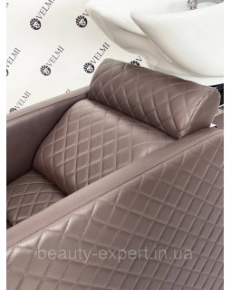 Перукарська мийка Polo Premium з кріслом мийка голови для клієнтів салону краси VM2049_Brown-foto3