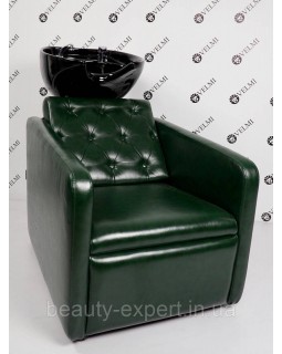 Зручна перукарська мийка з гудзиками на спинці Cardinal VM 2025