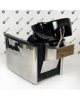 Перукарська мийка Infinity Lux Black крісло-мийка для перукарської зали VM2021*-foto7