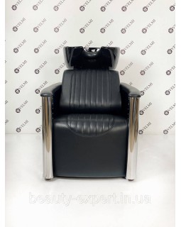 Перукарська мийка Infinity Lux Black крісло-мийка для перукарської зали VM2021*-foto3