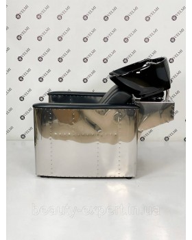 Перукарська мийка Infinity Lux Black крісло-мийка для перукарської зали VM2021*-foto5