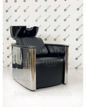 Перукарська мийка Infinity Lux Black крісло-мийка для перукарської зали VM2021*-foto4