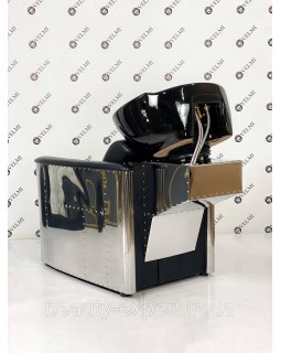 Перукарська мийка Infinity Lux Black крісло-мийка для перукарської зали VM2021*-foto8