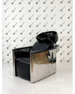Перукарська мийка Infinity Lux Black крісло-мийка для перукарської зали VM2021*-foto2