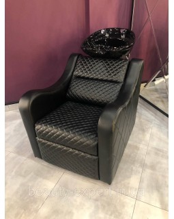 Мийка перукарська Ambassador LUX перукарська мийка з кріслом в салон краси VM2029 Кераміка Космо Італія-foto3