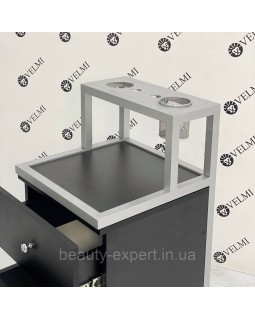 Мобільний перукарський візок ASSOL столик етажерка для косметолога перукаря візажиста VM941-foto9