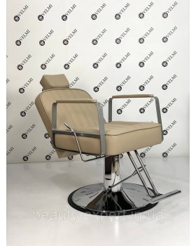 Перукарське чоловіче крісло Barber Bronx крісло з підголівником та підніжкою для Barbershop-foto5
