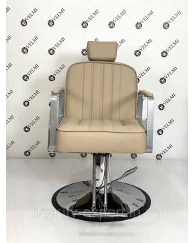 Перукарське чоловіче крісло Barber Bronx крісло з підголівником та підніжкою для Barbershop-foto2