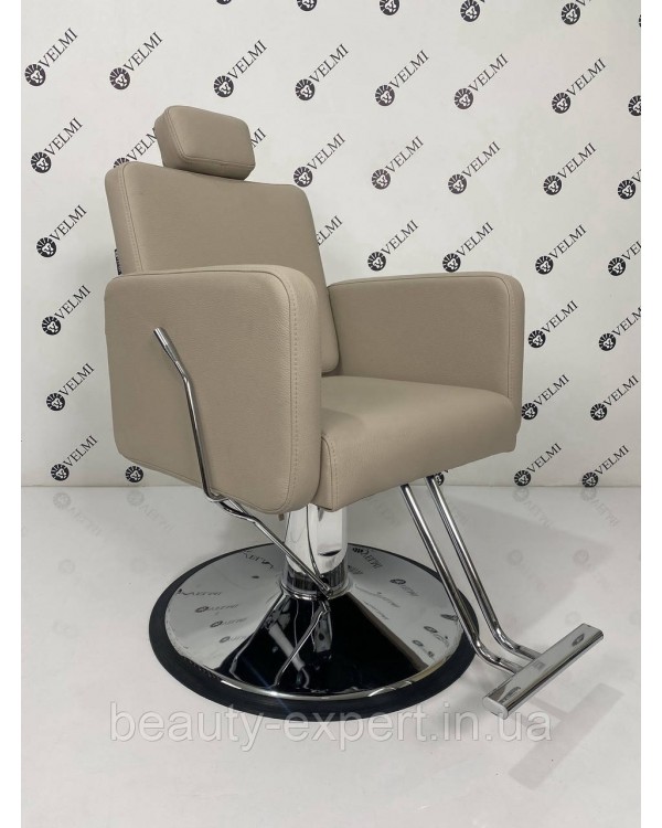 Крісло чоловіче для барбершопу BARBER POLO перукарські крісла з підголівником BarberShop VM 06