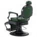 Перукарське крісло з відкидною спинкою та підголівником для Barber Shop Midnight Monarch Green Перукарське крісло з відкидною спинкою та підголівником для Barber Shop Midnight Monarch Green