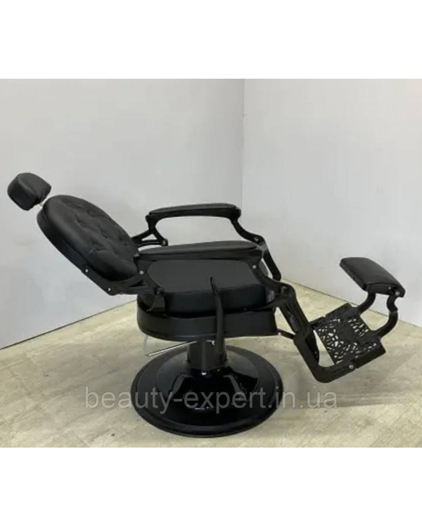 Перукарське крісло з відкидною спинкою та підголівником для Barber Shop Midnight Monarch Green Перукарське крісло з відкидною спинкою та підголівником для Barber Shop Midnight Monarch Green