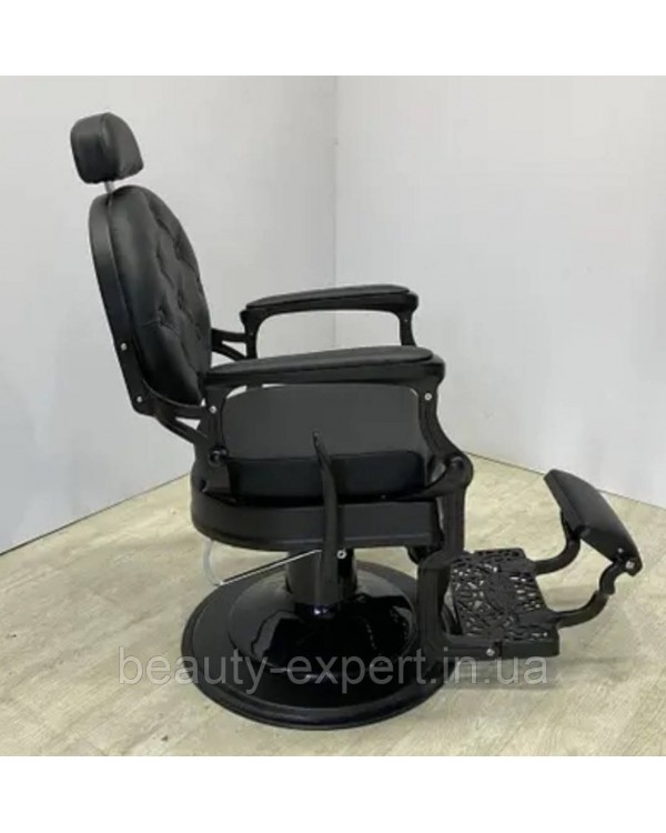 Перукарське крісло з відкидною спинкою та підголівником для Barber Shop Midnight Monarch Green Перукарське крісло з відкидною спинкою та підголівником для Barber Shop Midnight Monarch Green