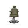 Парикмахерское барбер кресло Barber Bronx Nube39 с регулируемым подголовником для мужского зала