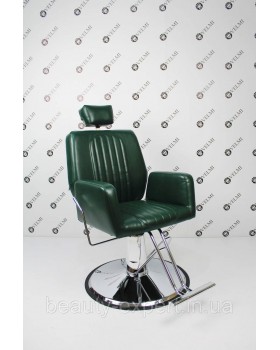 Перукарське чоловіче Барбер крісло з підголовником Infinity меблі для Barbershop крісло бровиста VM 04-foto7