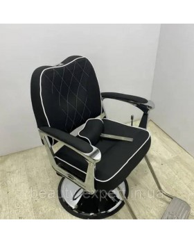 Крісла перукарські Barber чорне крісло для барбершопу Компакт барбер Fz-01-foto3