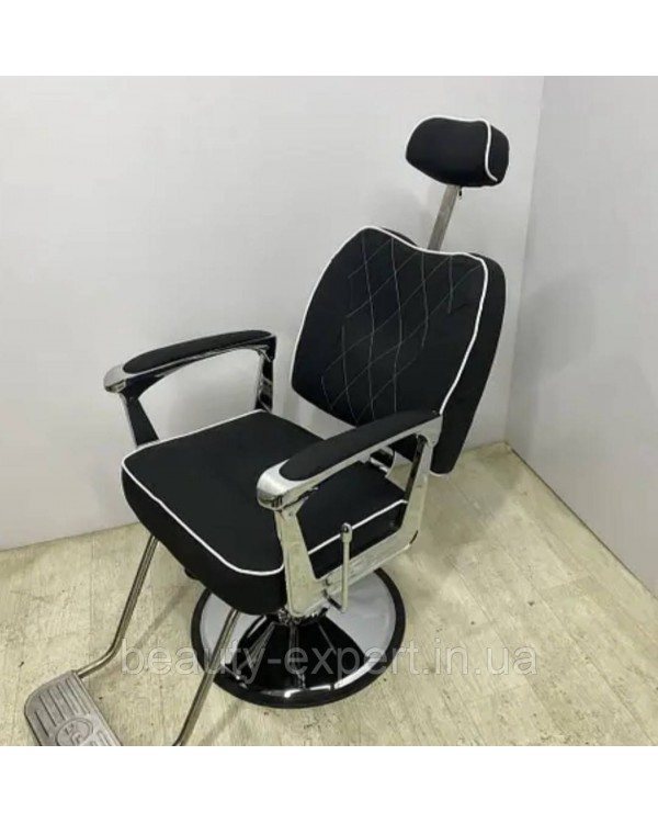 Крісла перукарські Barber чорне крісло для барбершопу Компакт барбер Fz-01 Крісла перукарські Barber чорне крісло для барбершопу Компакт барбер Fz-01