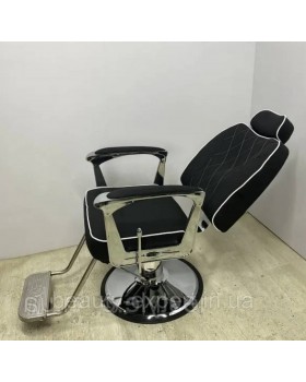 Крісла перукарські Barber чорне крісло для барбершопу Компакт барбер Fz-01-foto6