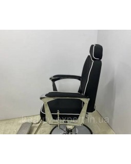 Крісла перукарські Barber чорне крісло для барбершопу Компакт барбер Fz-01-foto7