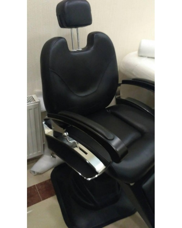Крісла перукарські Barber чорне крісло для барбершопу ZD354 Крісла перукарські Barber чорне крісло для барбершопу ZD354