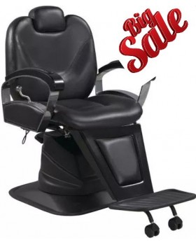 Крісла перукарські Barber чорне крісло для барбершопу ZD354